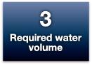 Required water volume